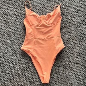 Skatie Rachel Swim - peach size medium